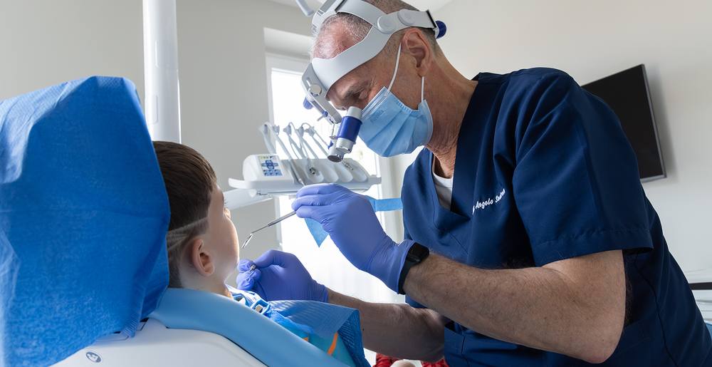 Traumi dentali: immagine dal sito dello studio